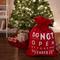 DII&#xAE; Do Not Open Santa Drawstring Gift Bag